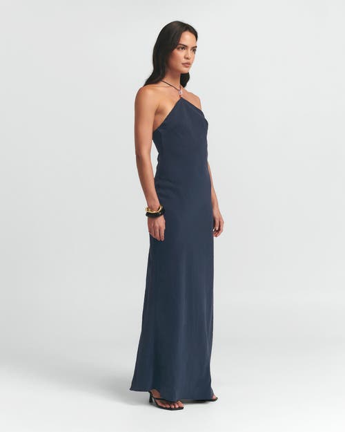 St Mrlo Anais Slip Dress In Blue