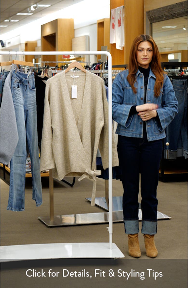 Oversize Wrap Cardigan, sales video thumbnail