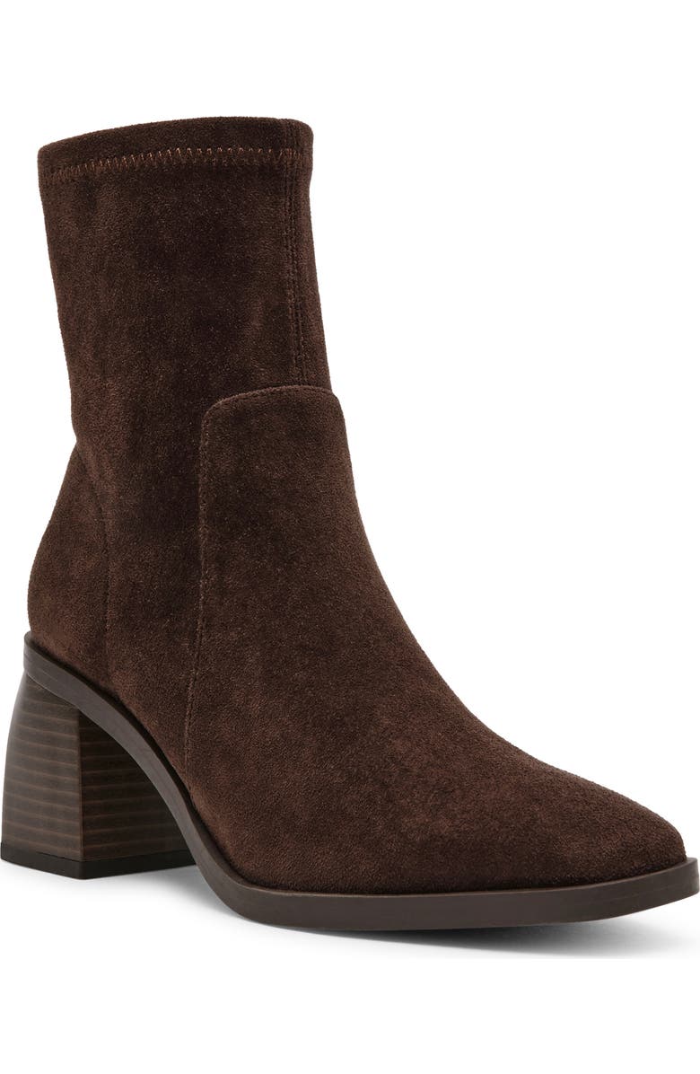 Anne Klein Astrid Boot, Main, color, Chocolate Microsuede