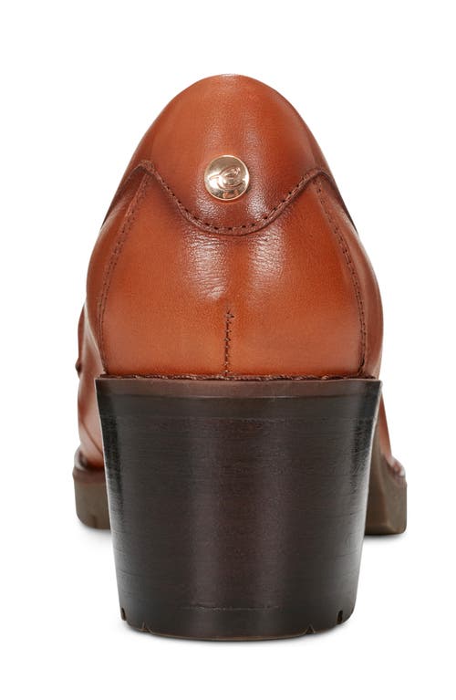 Easy Spirit Charli Block Heel Loafer In Medium Brown