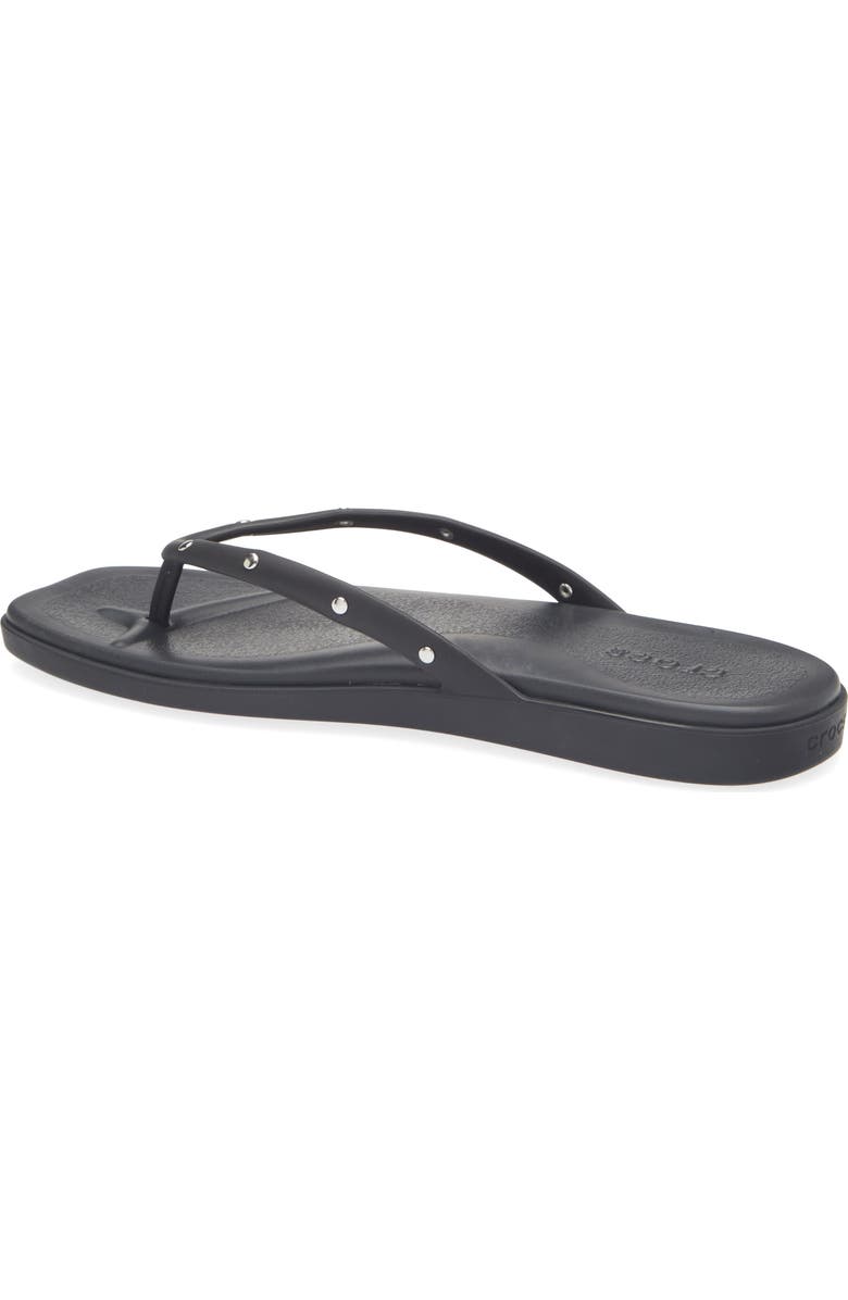 CROCS Miami Studded Flip Flop, Alternate, color, Black