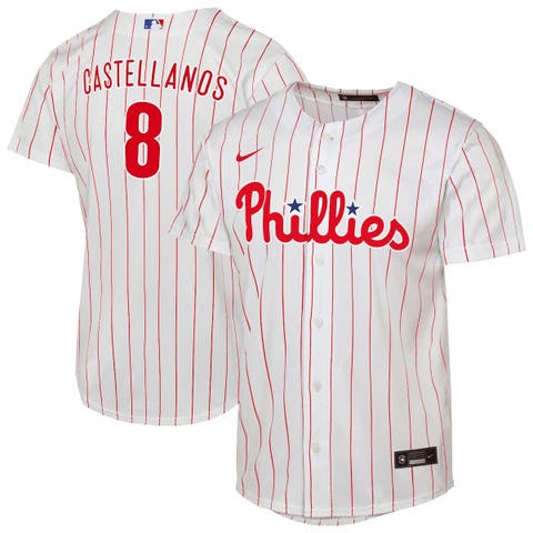 Youth Nike Nick Castellanos White Philadelphia Phillies Home Replica Player Jersey