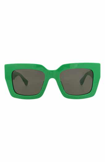 52mm Polarized Square Sunglasses