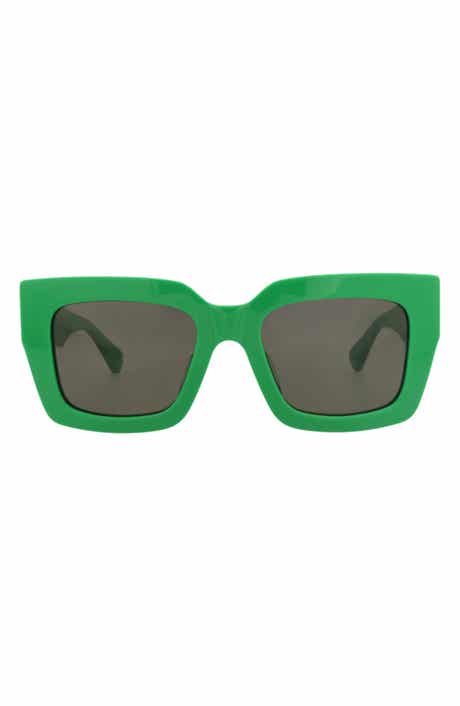 52mm Polarized Square Sunglasses