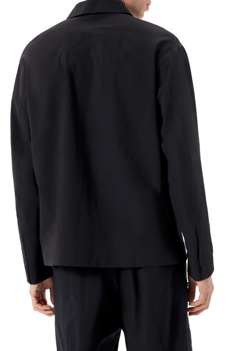 Veilance Cusec Long Sleeve Shirt, Alternate, color, Black