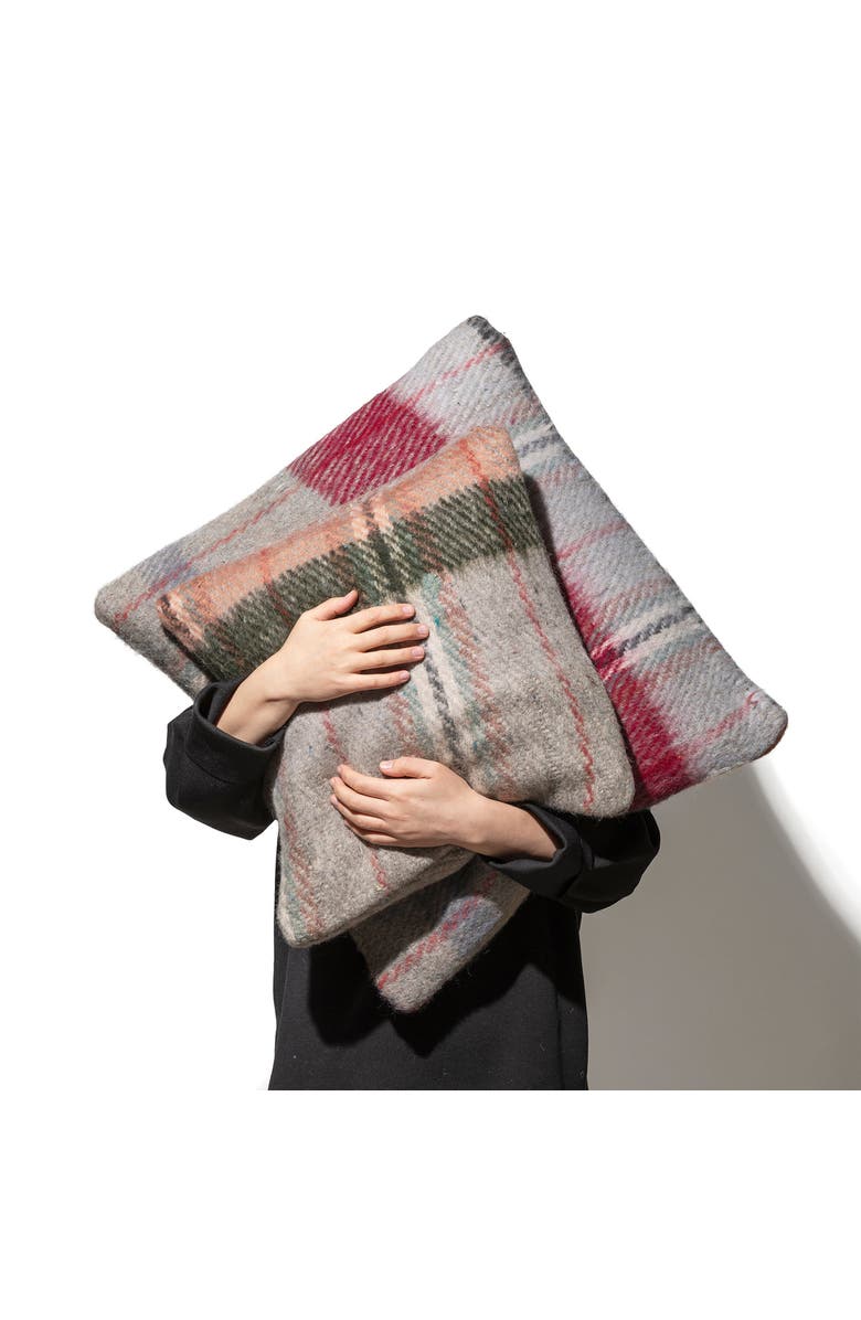 PUEBCO Recycled Wool Mix Cushion Cover Assorted Colors, Alternate, color, Assorted Color