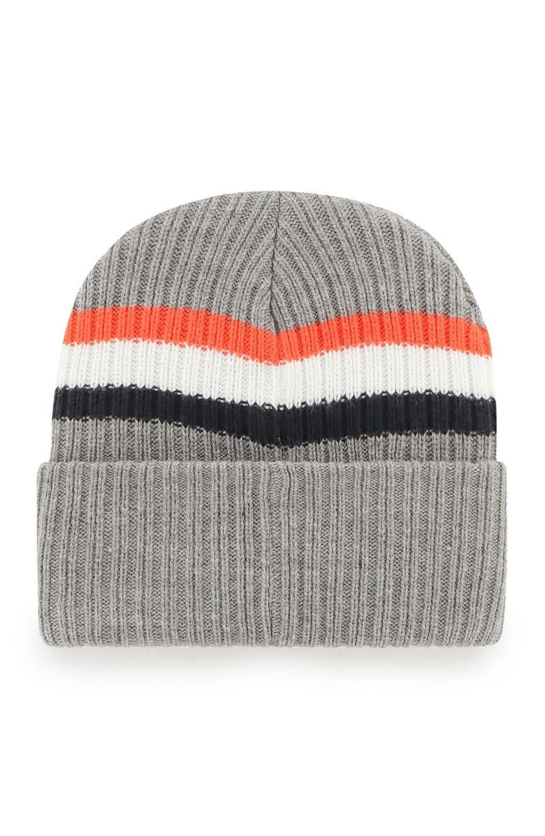 '47 Men's '47  Gray Chicago Bears Highline Cuffed Knit Hat, Alternate, color, 