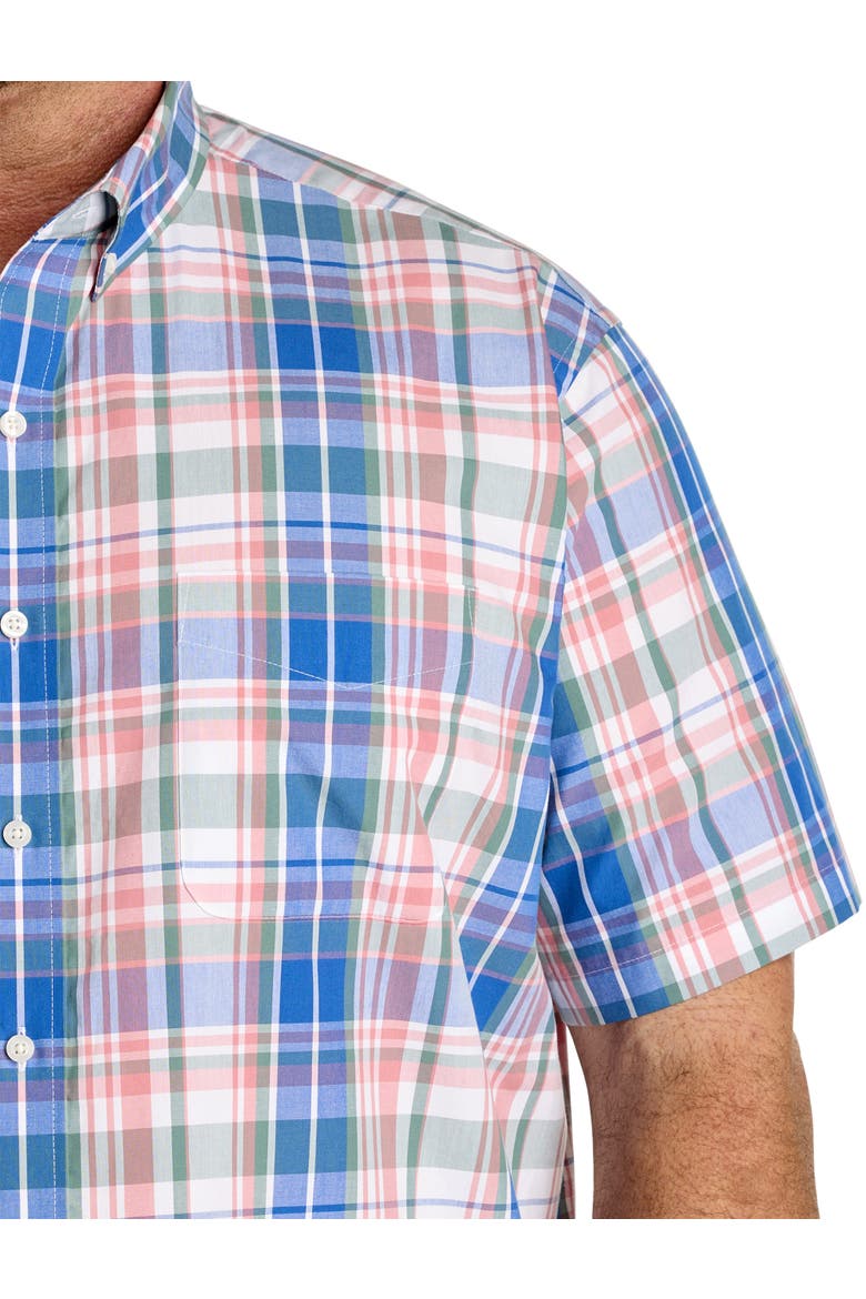 Big & Tall Plaid Sport Shirt, Alternate, color, MULTI