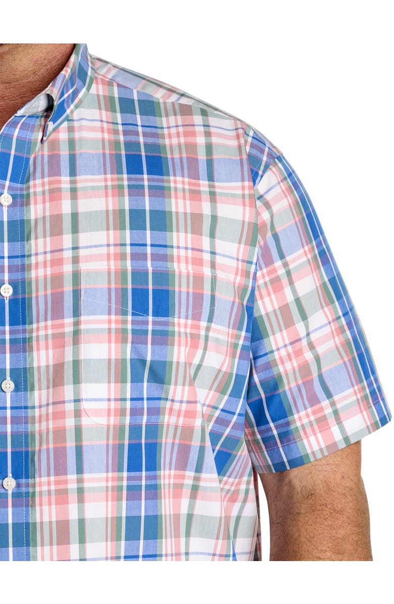 Oak Hill by DXL Big & Tall Plaid Sport Shirt, Alternate, color, Multi