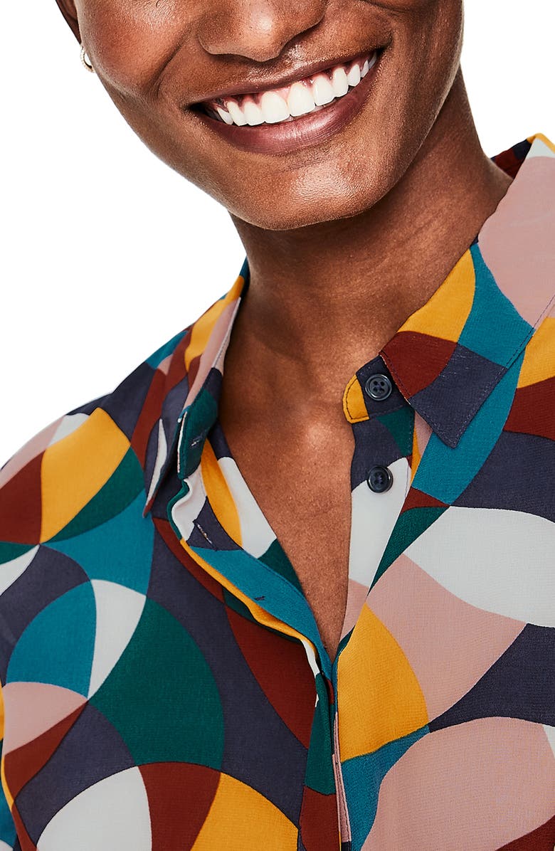 Boden Silk Shirt, Alternate, color, 