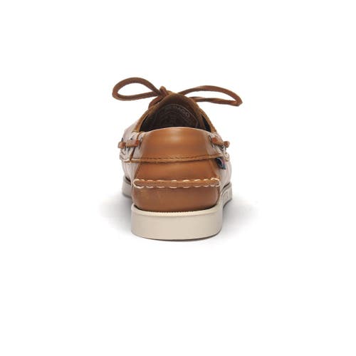 Sebago Docksides Portland Woman Boat Shoes In Brown