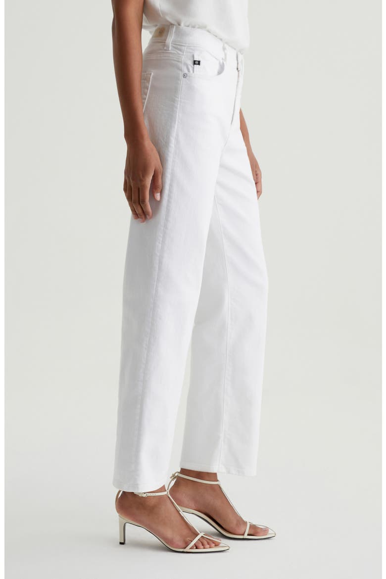 Brinley Mid Rise Ankle Straight Leg Jeans, Alternate, color, GALLERY WHITE