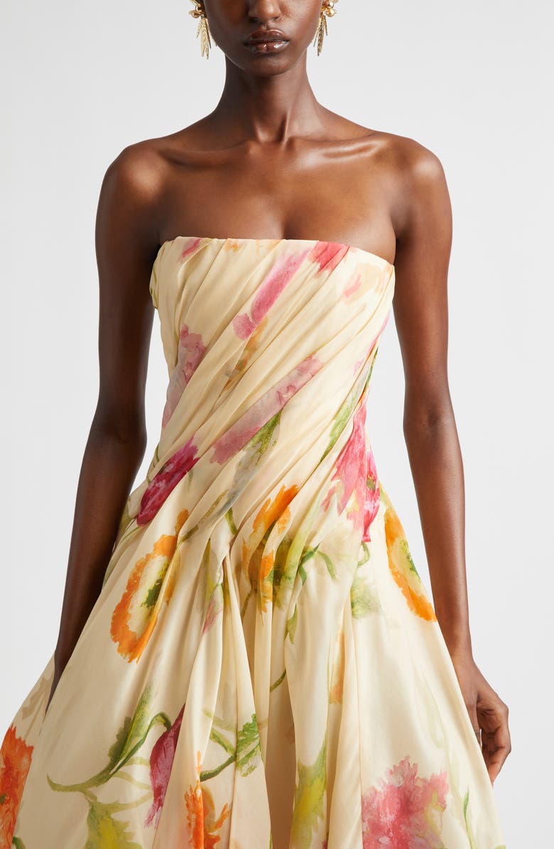 Carolina Herrera Olive Leaf Clip-On Earrings, Alternate, color, Gold