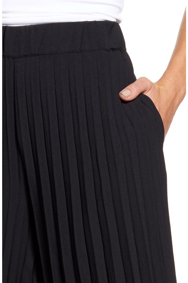 Pleated Pants, Alternate, color, BLACK