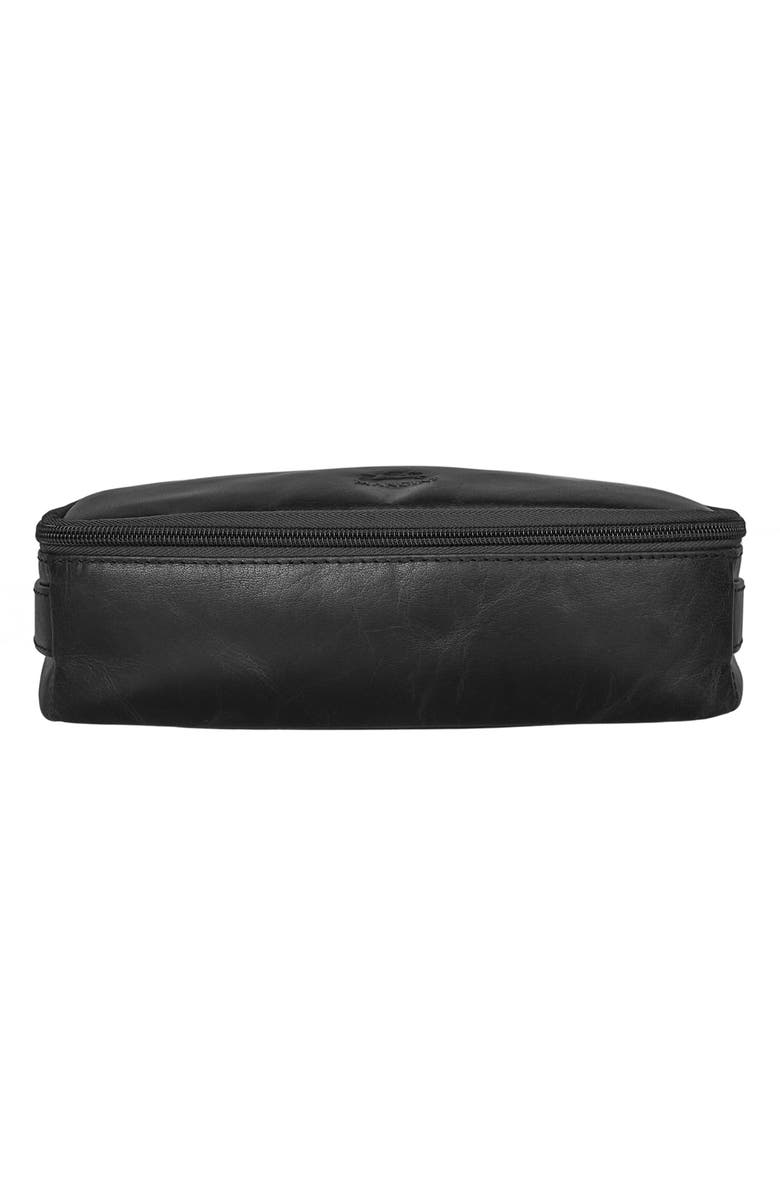 Mancini Buffalo Collection Classic Toiletry Kit, Alternate, color, Black