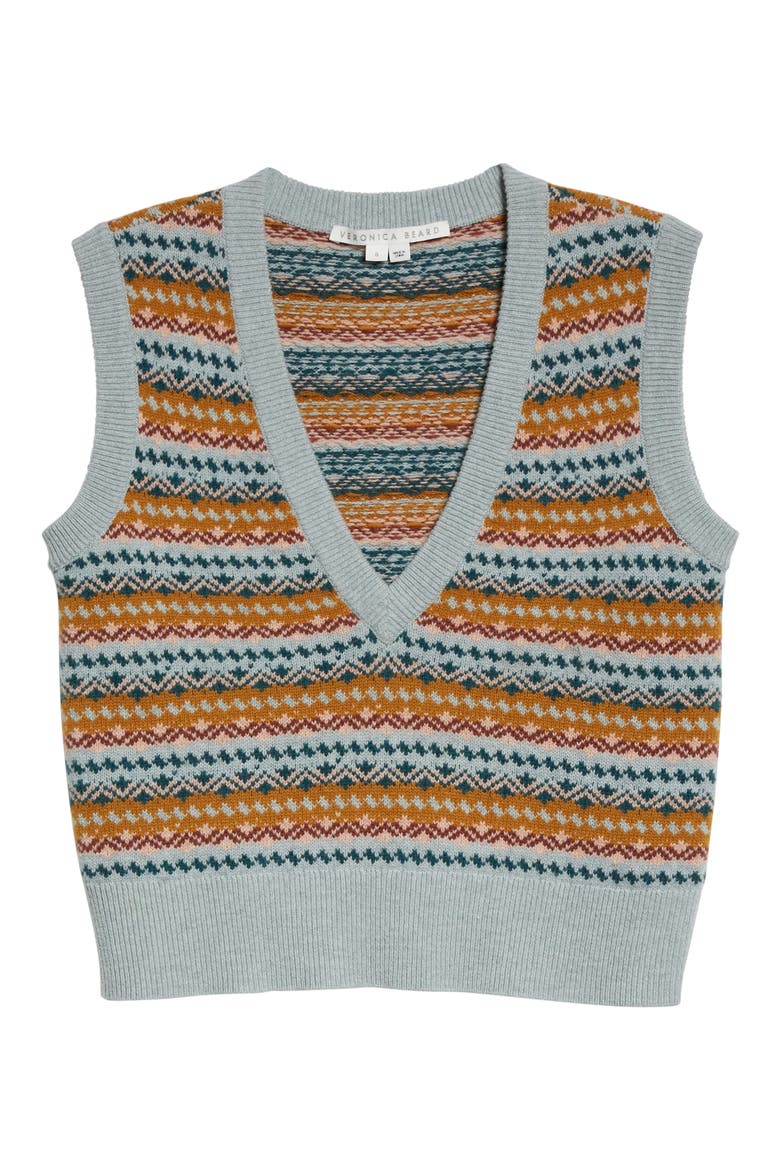 Helenka Sweater Vest, Alternate, color, YELLOW MULTI