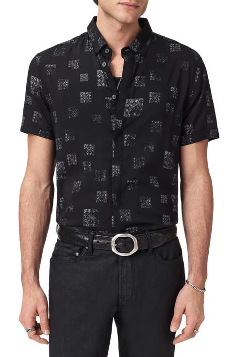 Loren Slim Fit Short Sleeve Button-Up Shirt