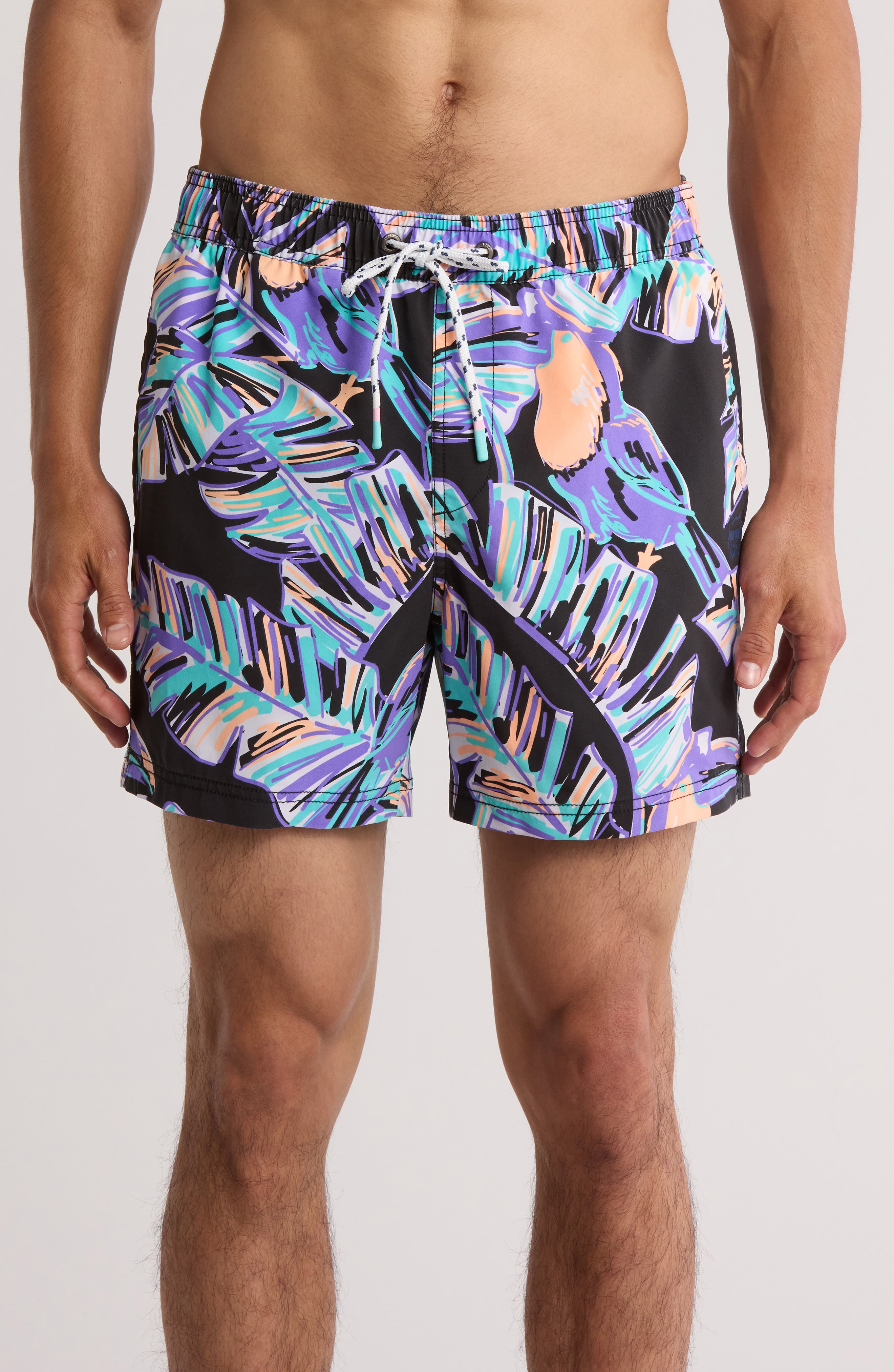 Party Pants Captain Toucan Swim Trunks