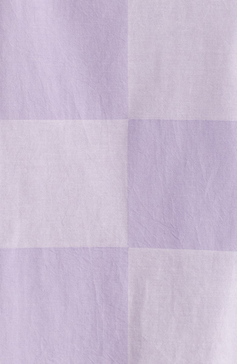 Vans Kessler Checkerboard Camp Shirt, Alternate, color, Purple Haze-Evening Haze