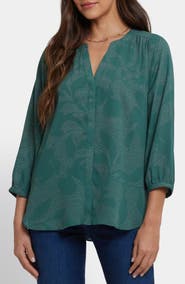 NYDJ Pintuck Top