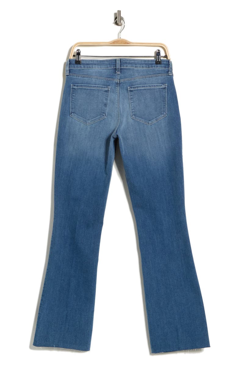 L'AGENCE Sneeki Low Rise Raw Hem Straight Leg Jeans, Alternate, color, Hanson