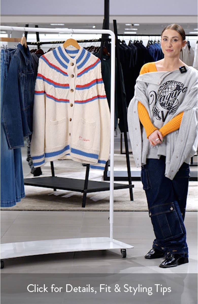 The Mock Neck Cardigan, sales video thumbnail