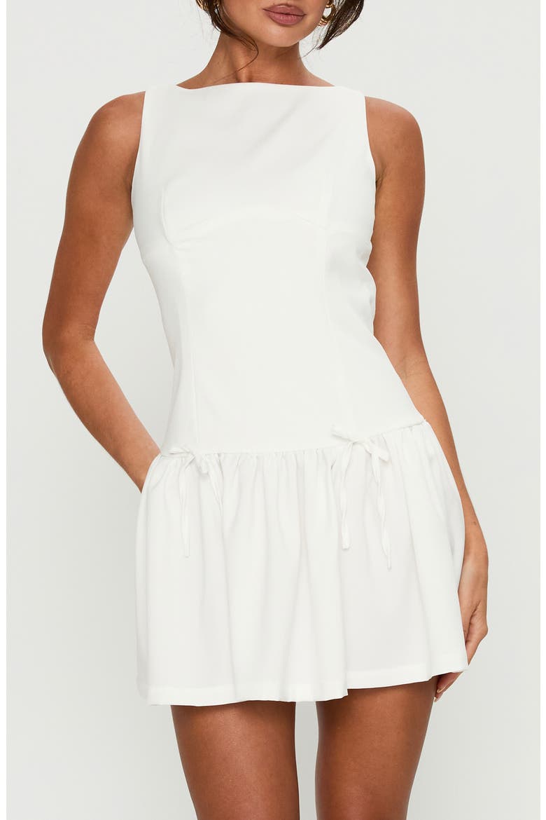 Milienne Sleeveless Minidress, Alternate, color, WHITE