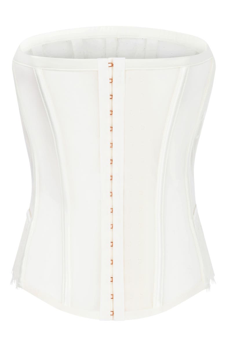 Hunkemöller Chalice Strapless Bustier Top, Alternate, color, Snow White