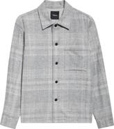 Theory Shaded Plaid Shirt Jacket
