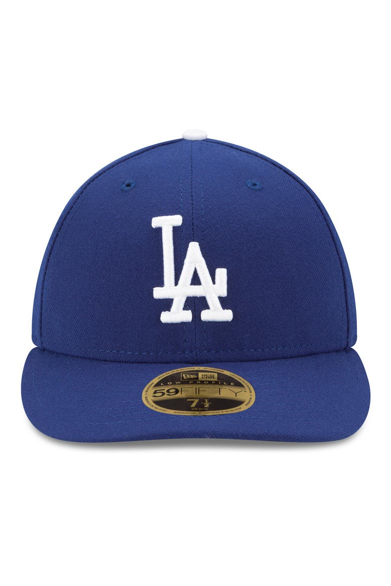 Men's New Era Royal Los Angeles Dodgers Game Authentic Collection On Field Low Profile 59FIFTY Fitted Hat, Alternate, color, ROYAL