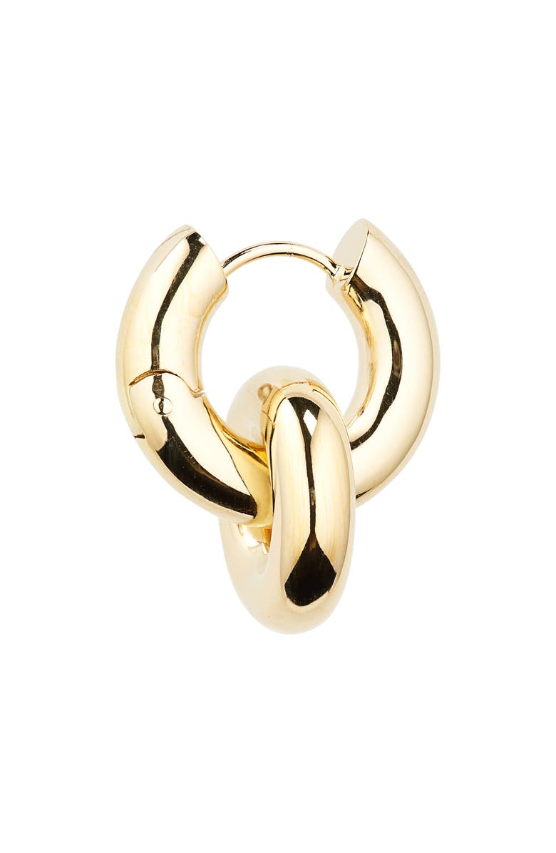 Lié Studio The Esther Huggie Hoop Earrings, Alternate, color, 18K Gold Plating