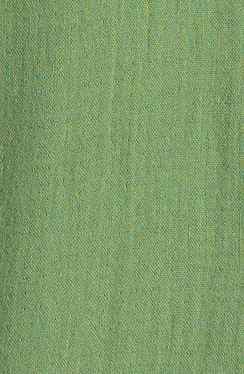 MUMZERS Kids' Green Cotton Muslin Camp Shirt & Drawstring Shorts Set, Alternate, color, Green