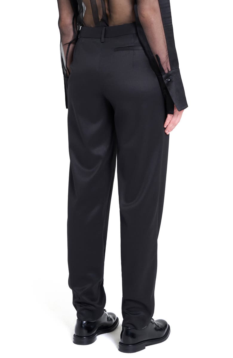 TWP Harrison Stretch Wool Tapered Straight Leg Pants, Alternate, color, Black