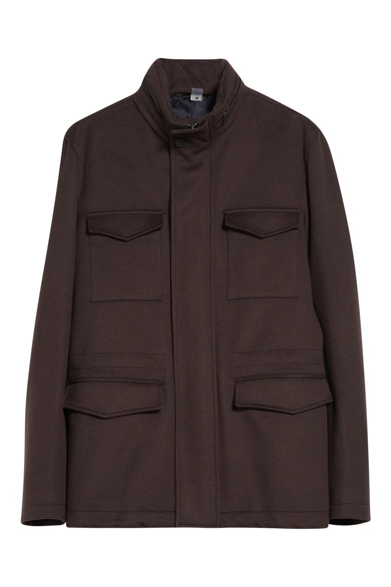 Water Resistant Wool & Cashmere Field Jacket (Men) | Nordstrom