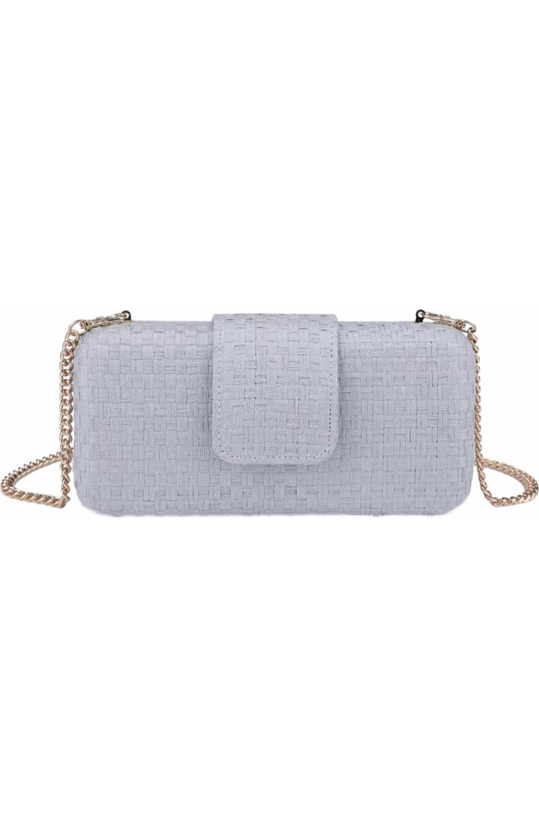 MODA LUXE Sylvi Evening Bag, Main, color, Grey