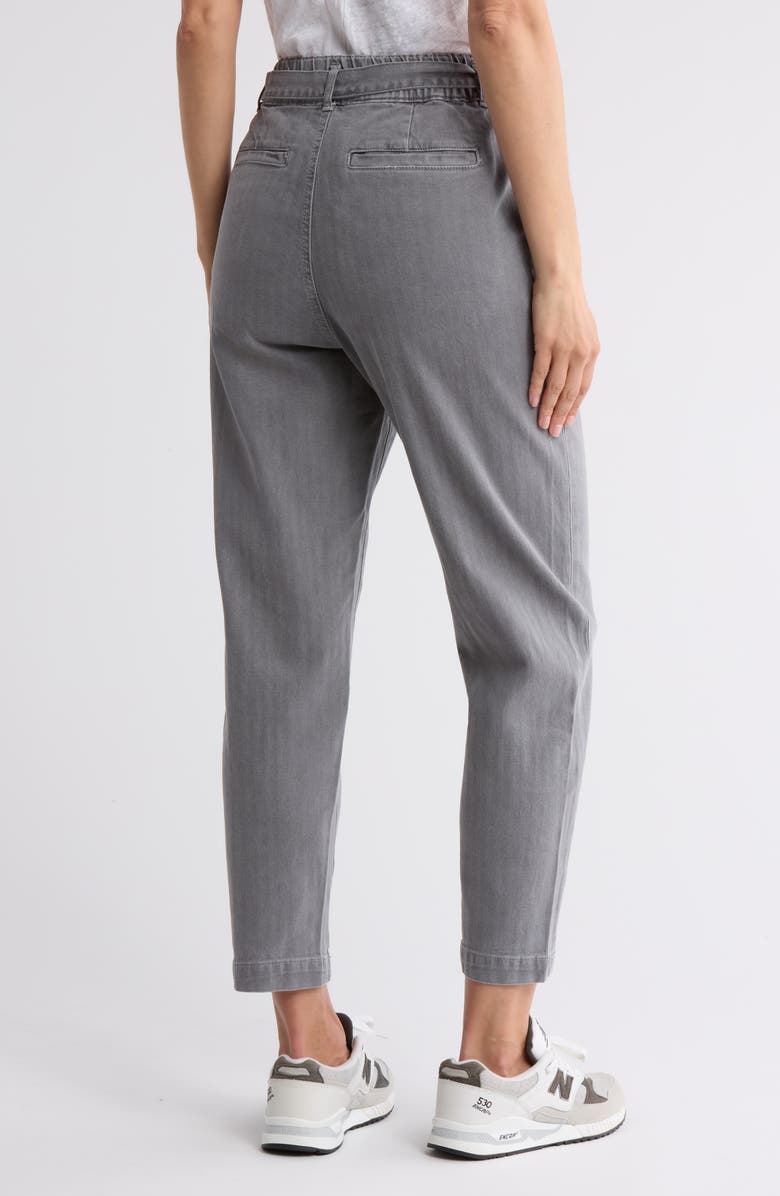 AG Renn Belted Paperbag Pants, Alternate, color, Sulfur Smooth Slate