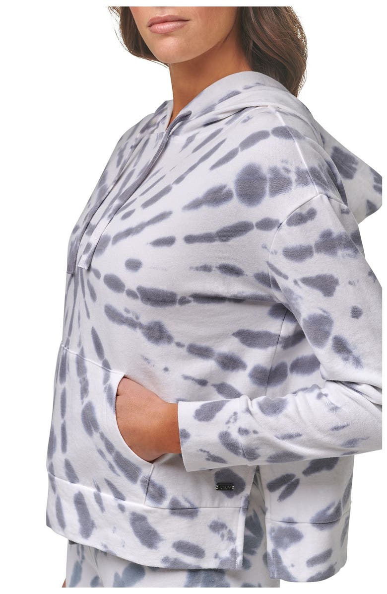 Marc New York Performance Tie Dye Drawstring Boxy Hoodie, Alternate, color,