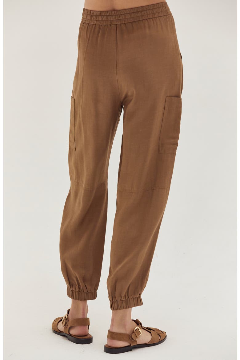 Lightweight Cargo Jogger Pants, Alternate, color, Brown