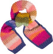 SAACHI Mayflower Rainbow Knit Scarf
