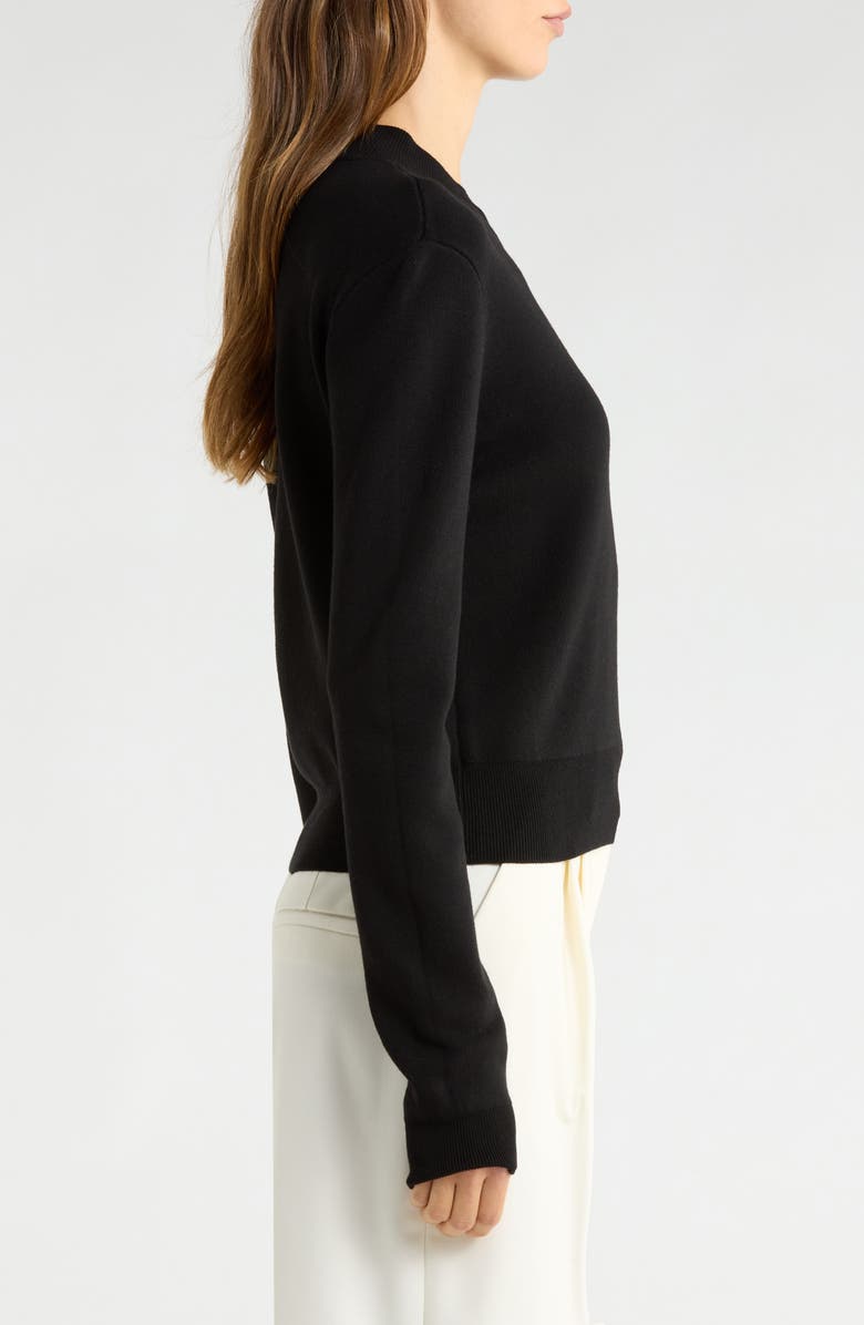 Favorite Daughter The Whitney Mock Neck Sweater, Alternate, color, Black
