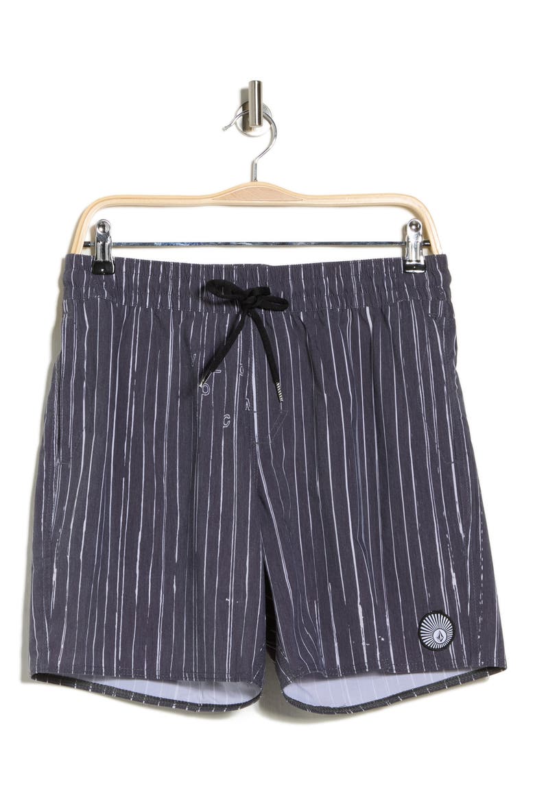 Psyche Swim Trunks, Alternate, color, BLACK/ WHITE