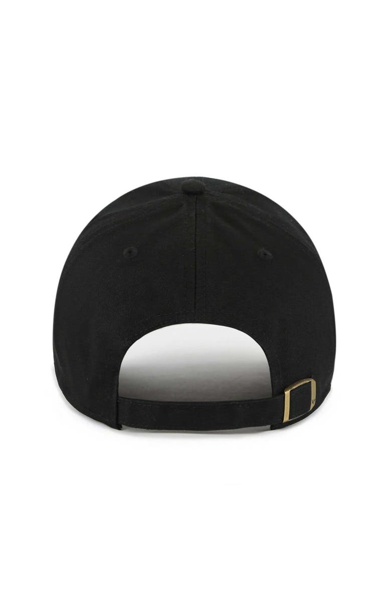 '47 Women's '47  Black Brooklyn Nets Confetti Undervisor Clean Up Adjustable Hat, Alternate, color, 