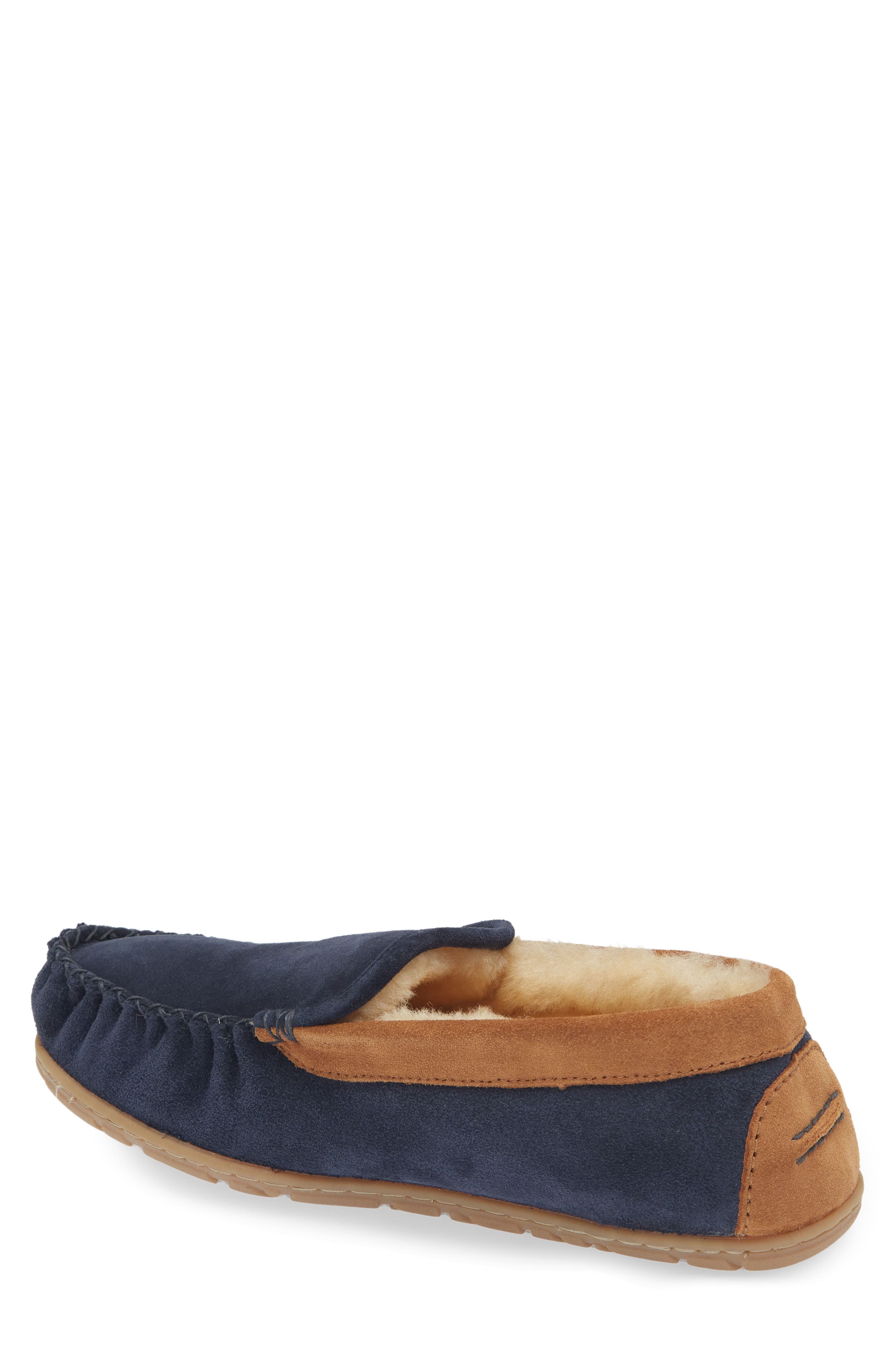 Wicked Good Venetian Driving Shoe, Alternate, color, CARBON NAVY/ SADDLE