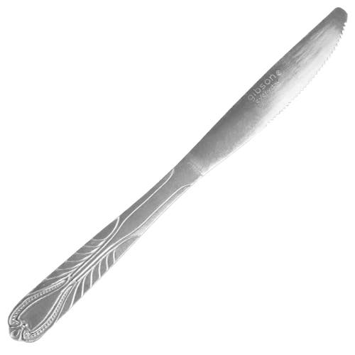 Gibson Everyday Jasper 18 Piece Dinner Knife Set In Silver