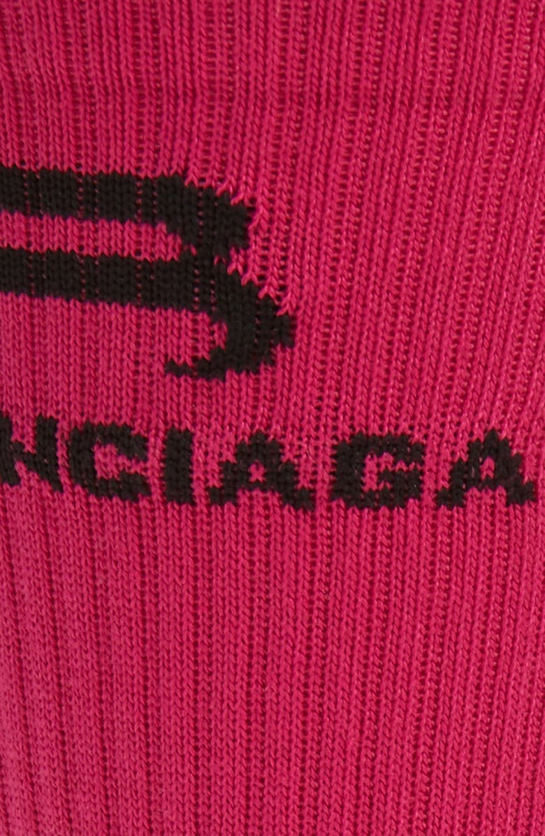 Balenciaga Logo Socks, Alternate, color, 