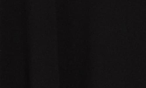 Dkny Puff Sleeve Fit & Flare Midi Dress In Black