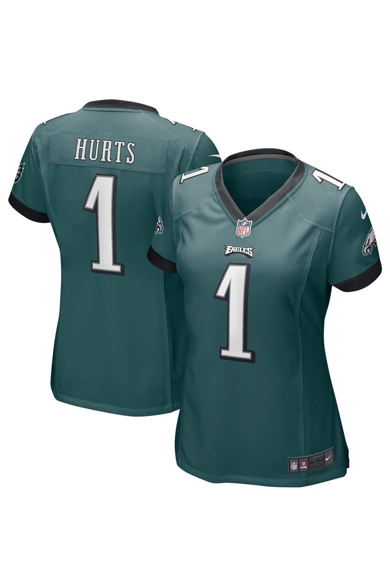 Women's Nike Jalen Hurts Midnight Green Philadelphia Eagles Team Game Jersey, Main, color, GREEN