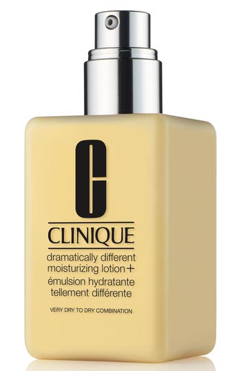 Clinique Jumbo Size Dramatically Different Moisturizing Lotion+ Face Moisturizer Bottle With Pump In Transparent