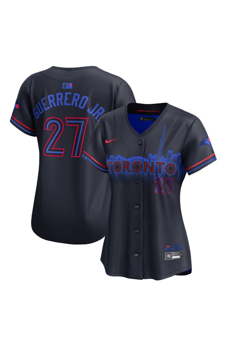 Nike Women's Nike Vladimir Guerrero Jr. Navy Toronto Blue Jays 2024 City Connect Limited Player Jersey, Main, color, Navy