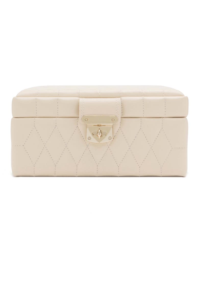Caroline Small Travel Jewelry Case, Main, color, IVORY